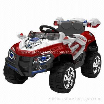 Kid's electric R/C ride-on car with open-door function